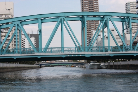 Sumida river, Nishi-Fukakgawabashi bridgeTokyo