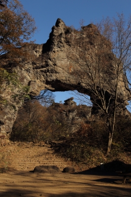stone gate of Mt. Myogi